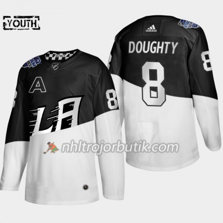Barn Ishockey Los Angeles Kings tröja Drew Doughty 8 Adidas 2020 Stadium Series Authentic
